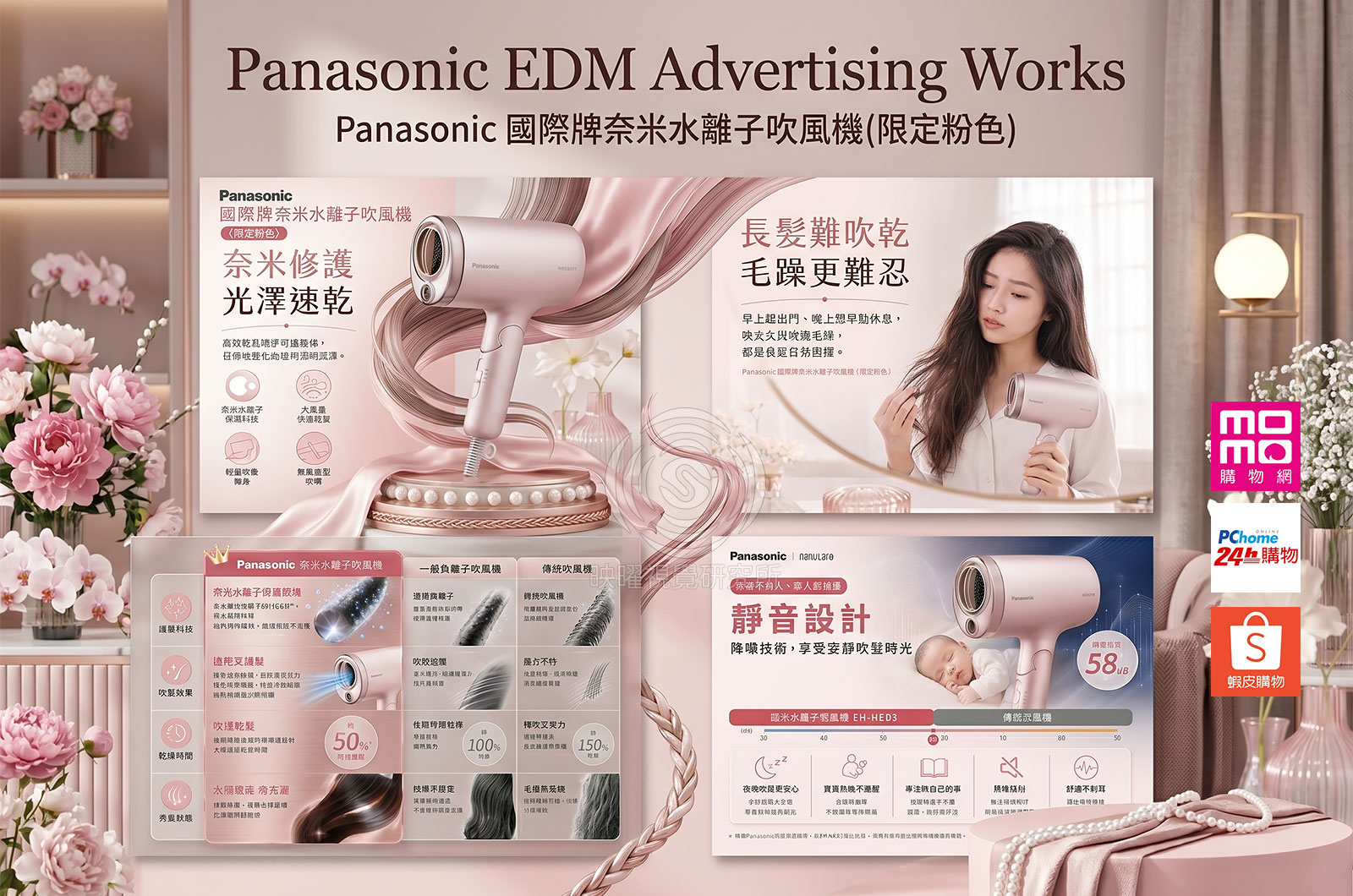 Panasonic 國際牌奈米水離子吹風機